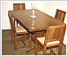 5ft table and panel back chairs 5ft table and panel back chairs